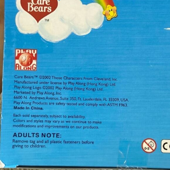 NWB Vtg 2002 Care Bears 12'' Love A Lot Bear Anniversary Stuffed Animal - Picture 6 of 6